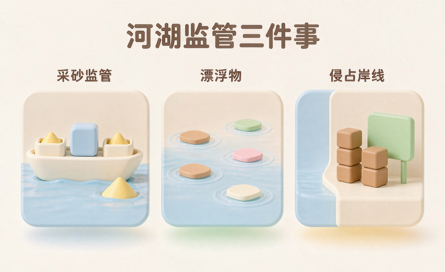 河湖监管三件事