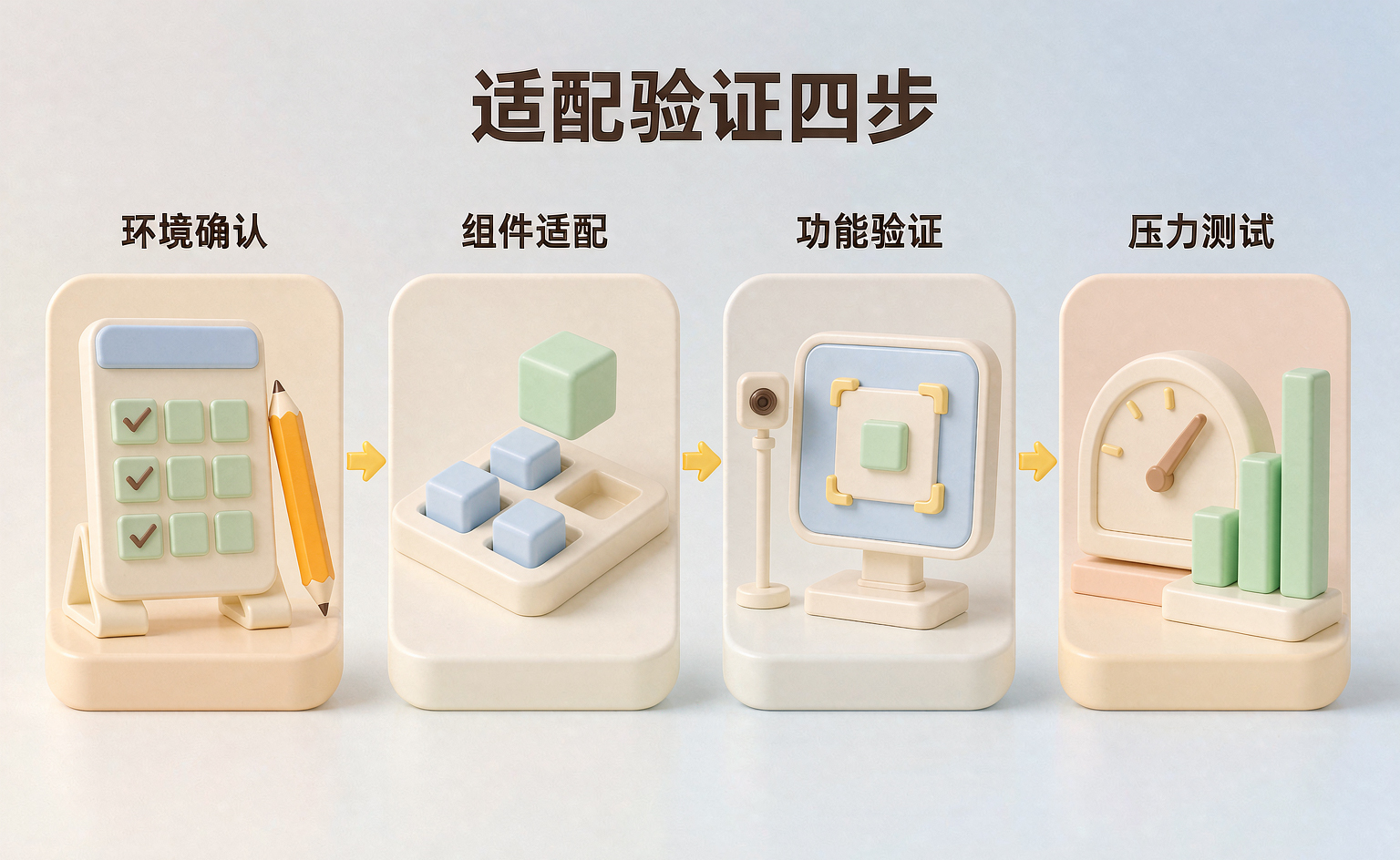 适配验证四步