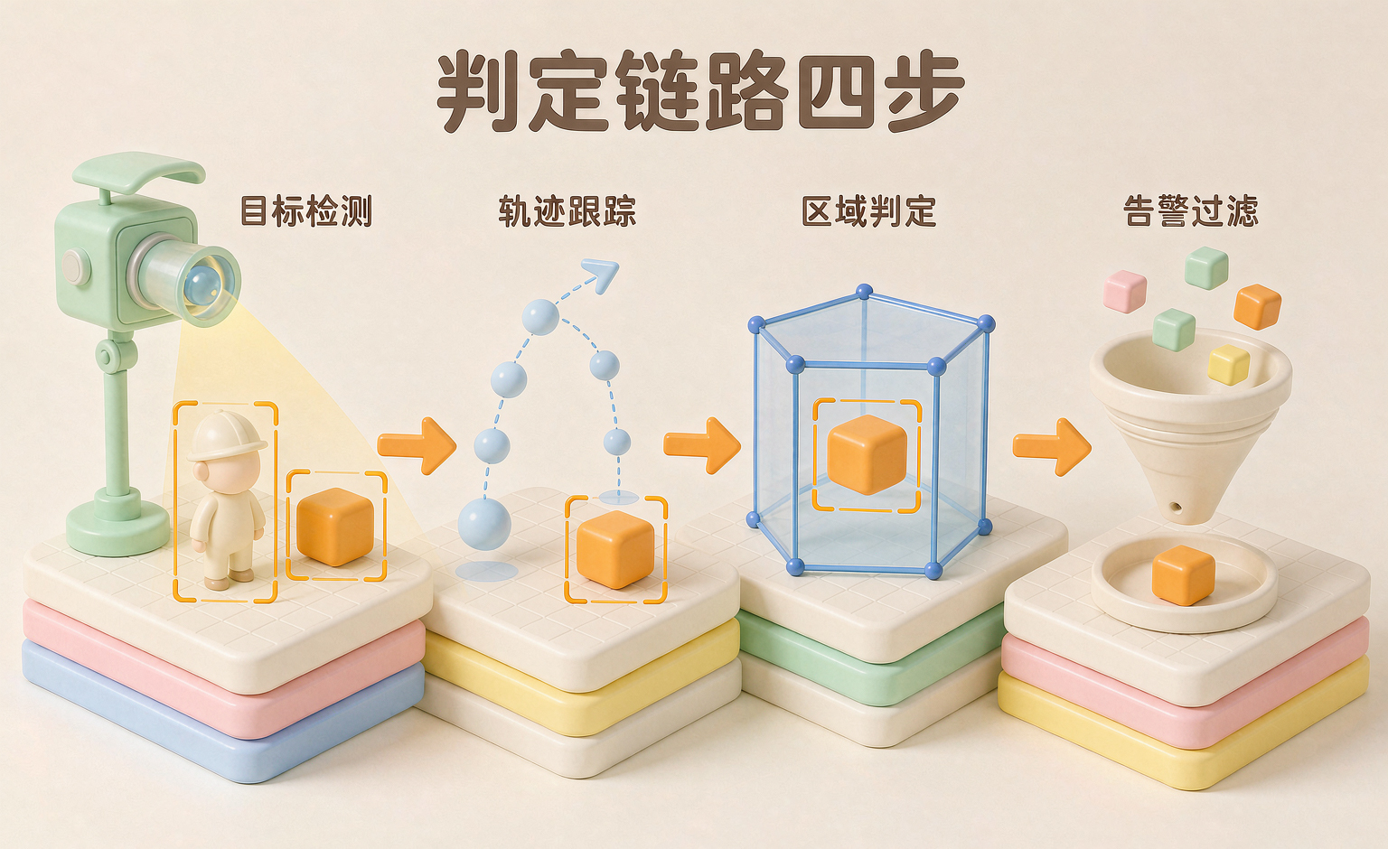 判定链路四步